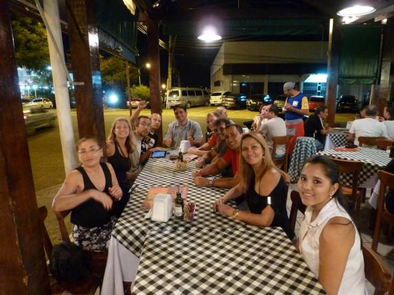 Jantas com integrantes do jipe clube de Manus, no Amazonas